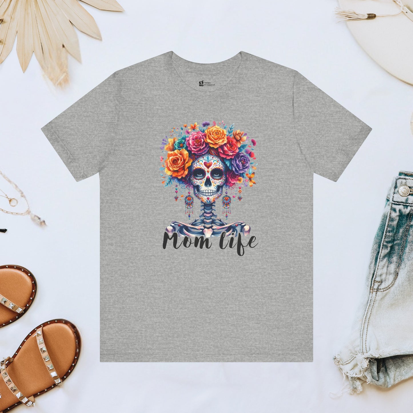Mom Life Skeleton Tee