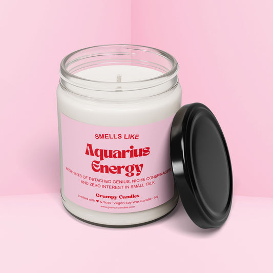 Aquarius Energy Candle