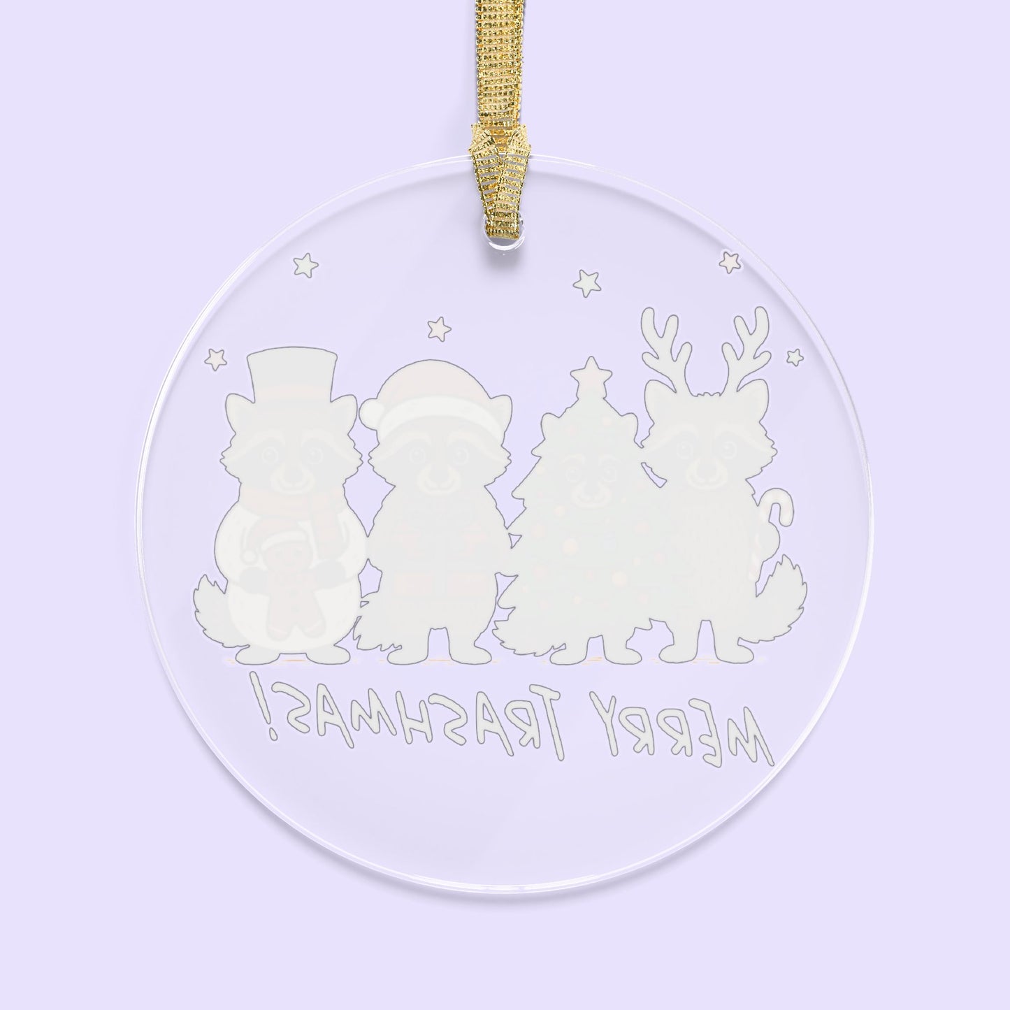 Merry Trashmas Christmas Ornament