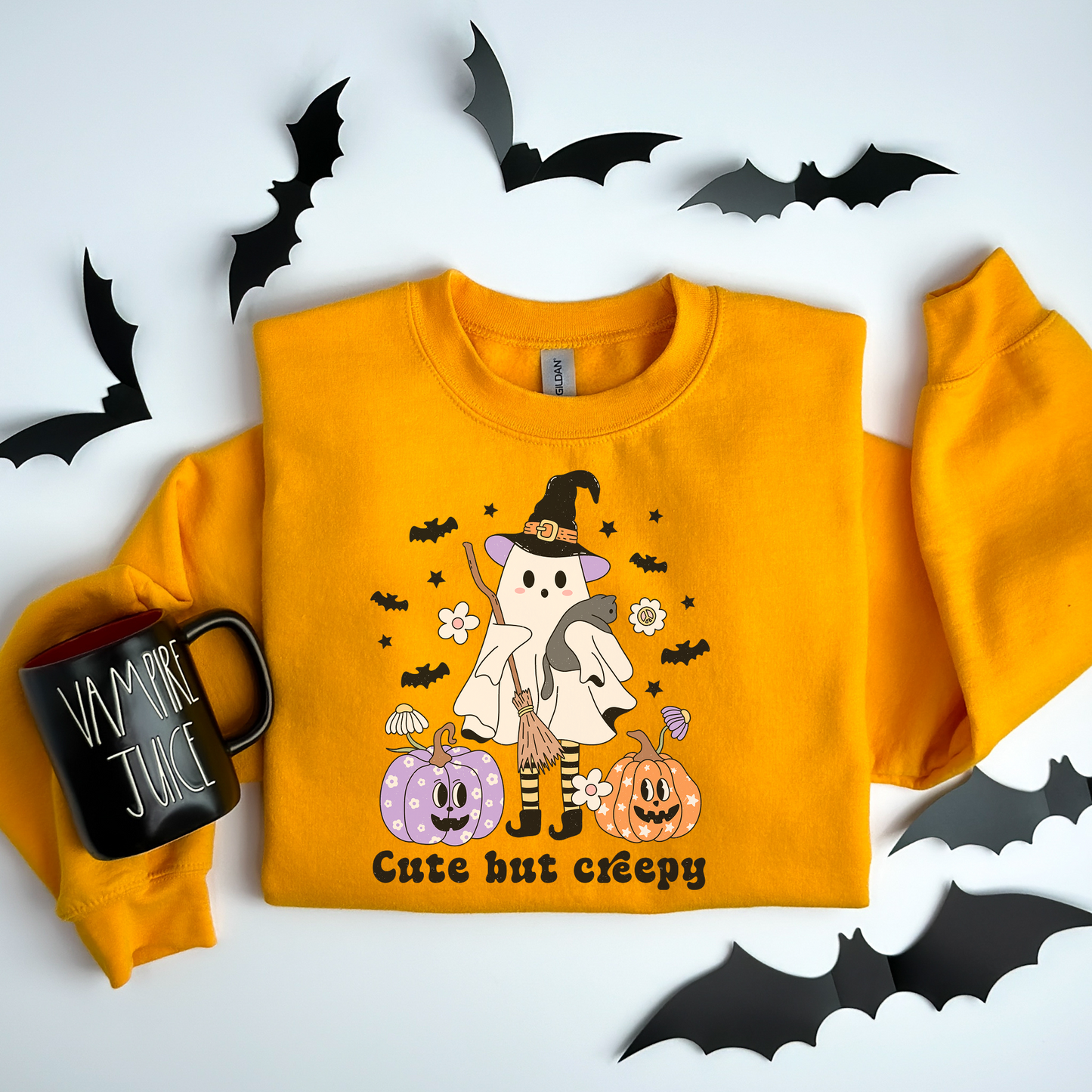 Cute but Creepy Halloween Sweatshirt