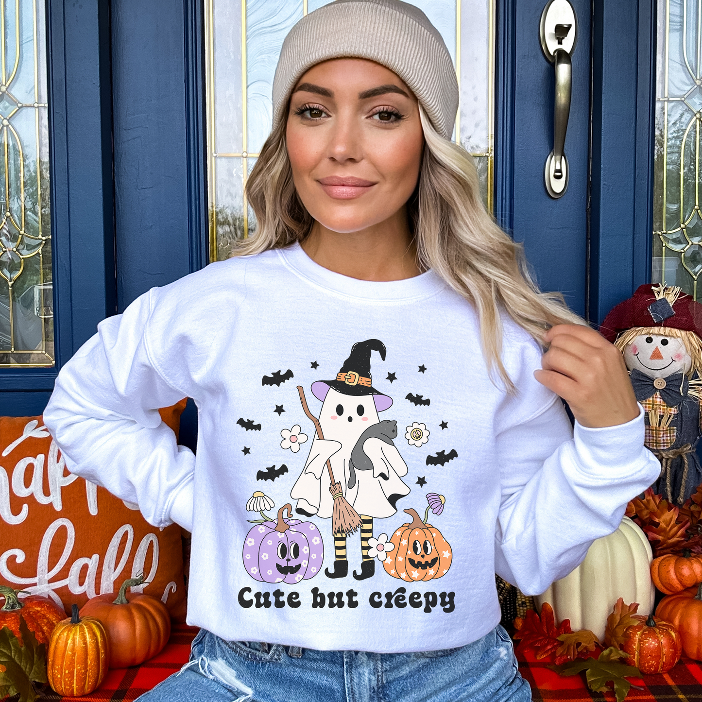 Cute but Creepy Halloween Sweatshirt