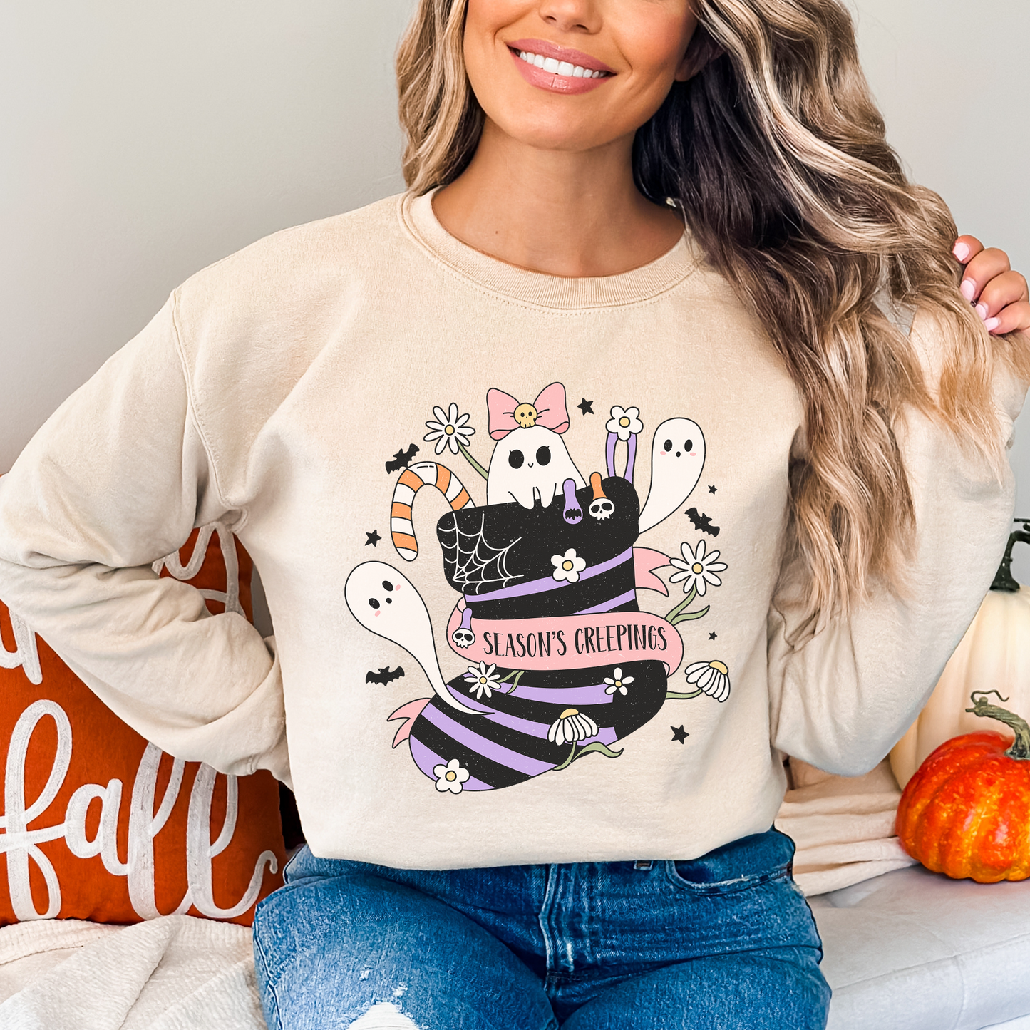 Season's Creepings Halloween Sweatshirt