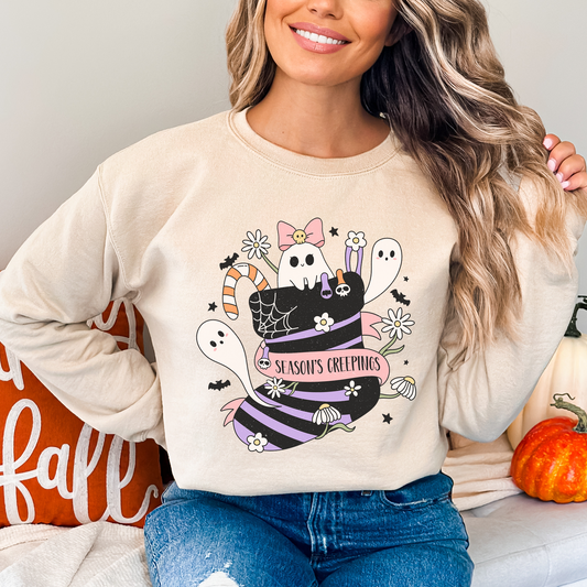 Season's Creepings Halloween Sweatshirt