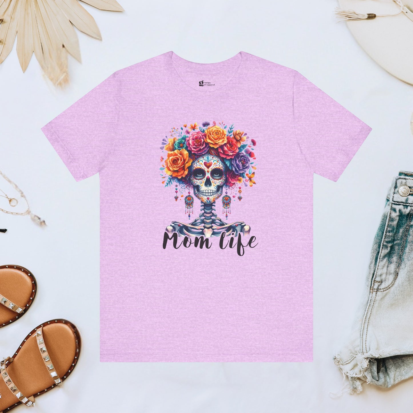 Mom Life Skeleton Tee