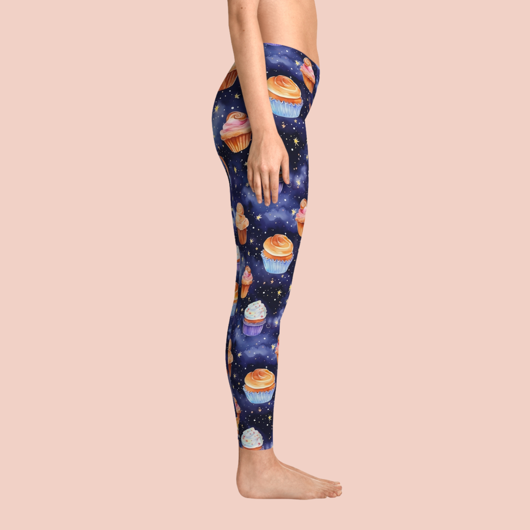 Cupcake Galaxy Leggings