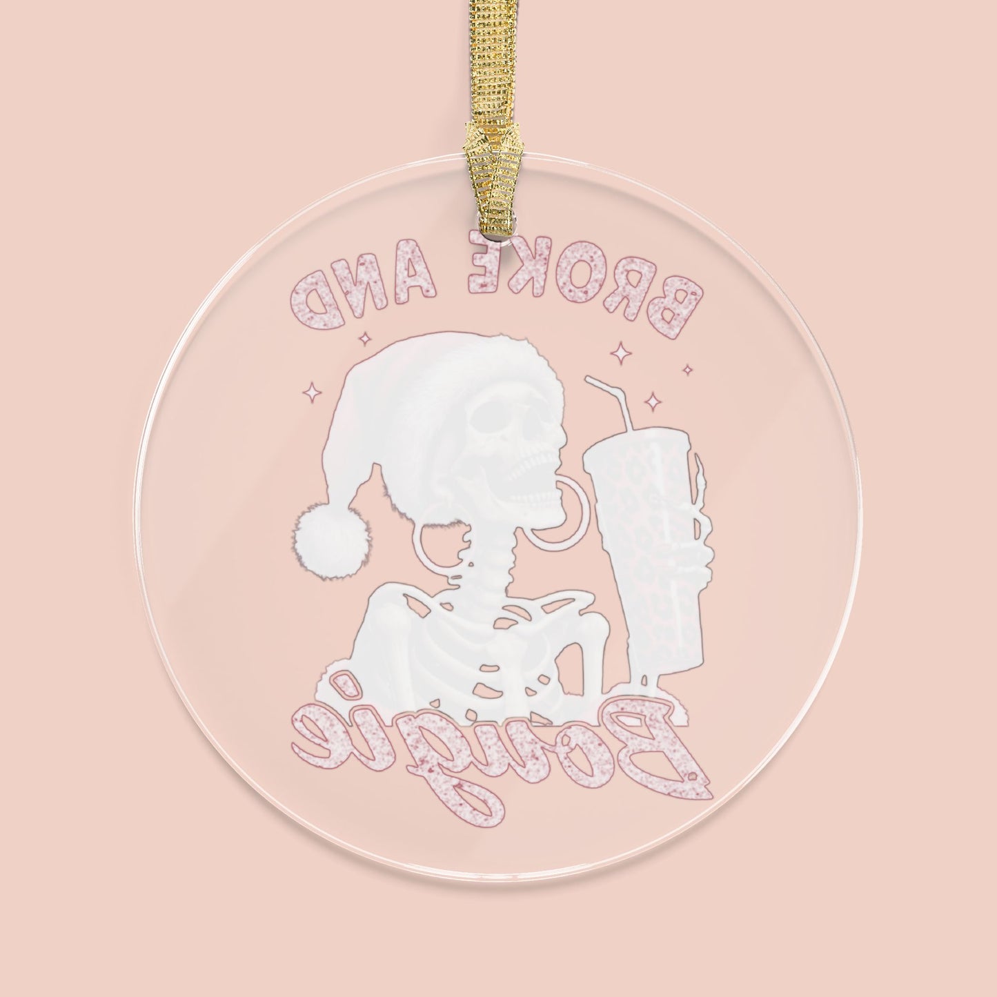 Broke & Bougie Ornament