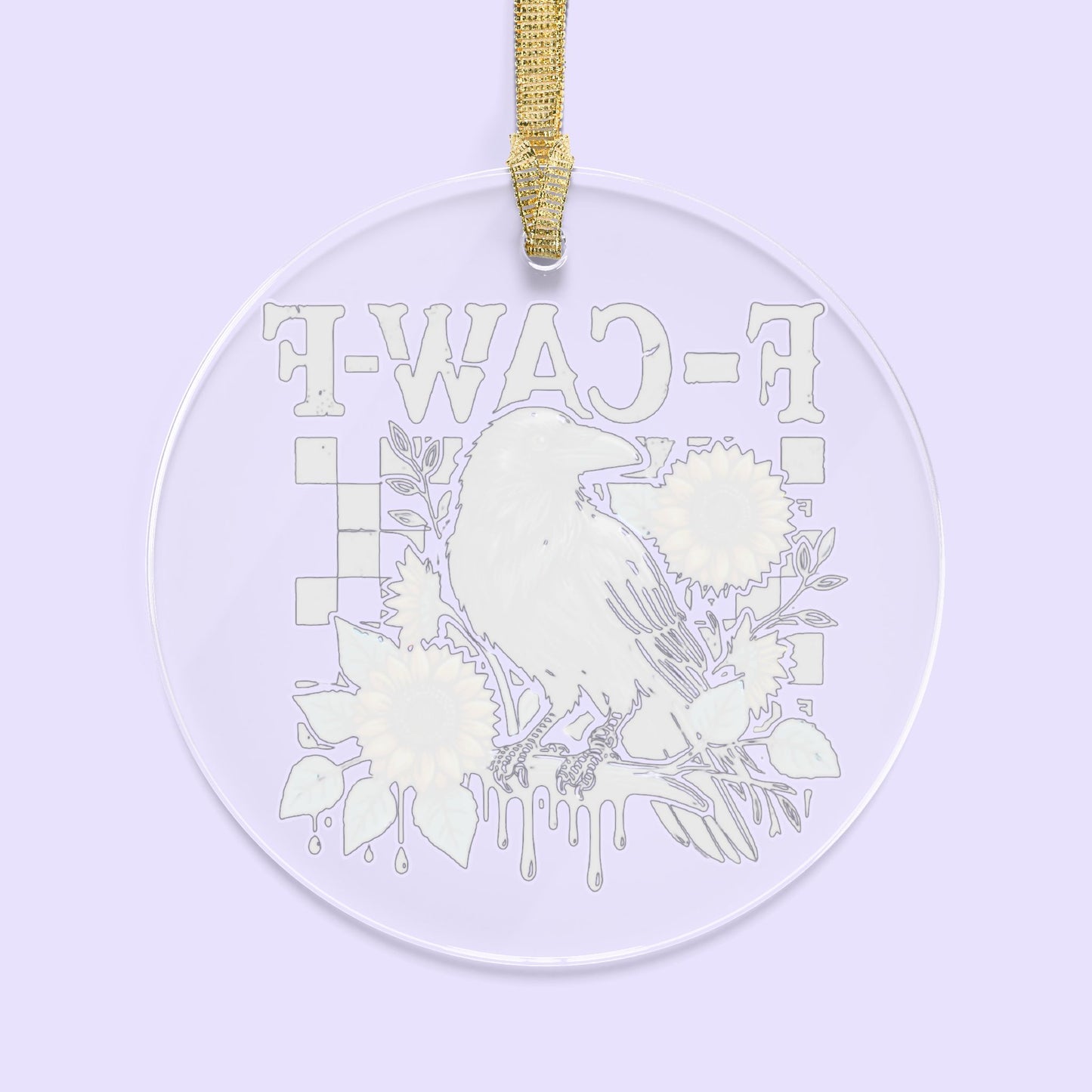 F-Caw-F Christmas Ornament