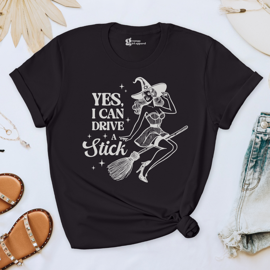 Yes I Can Drive a Stick Tee