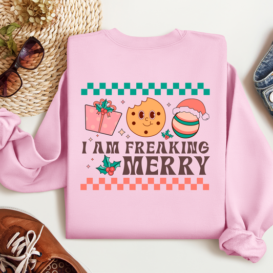 I Am Freaking Merry Christmas Sweater