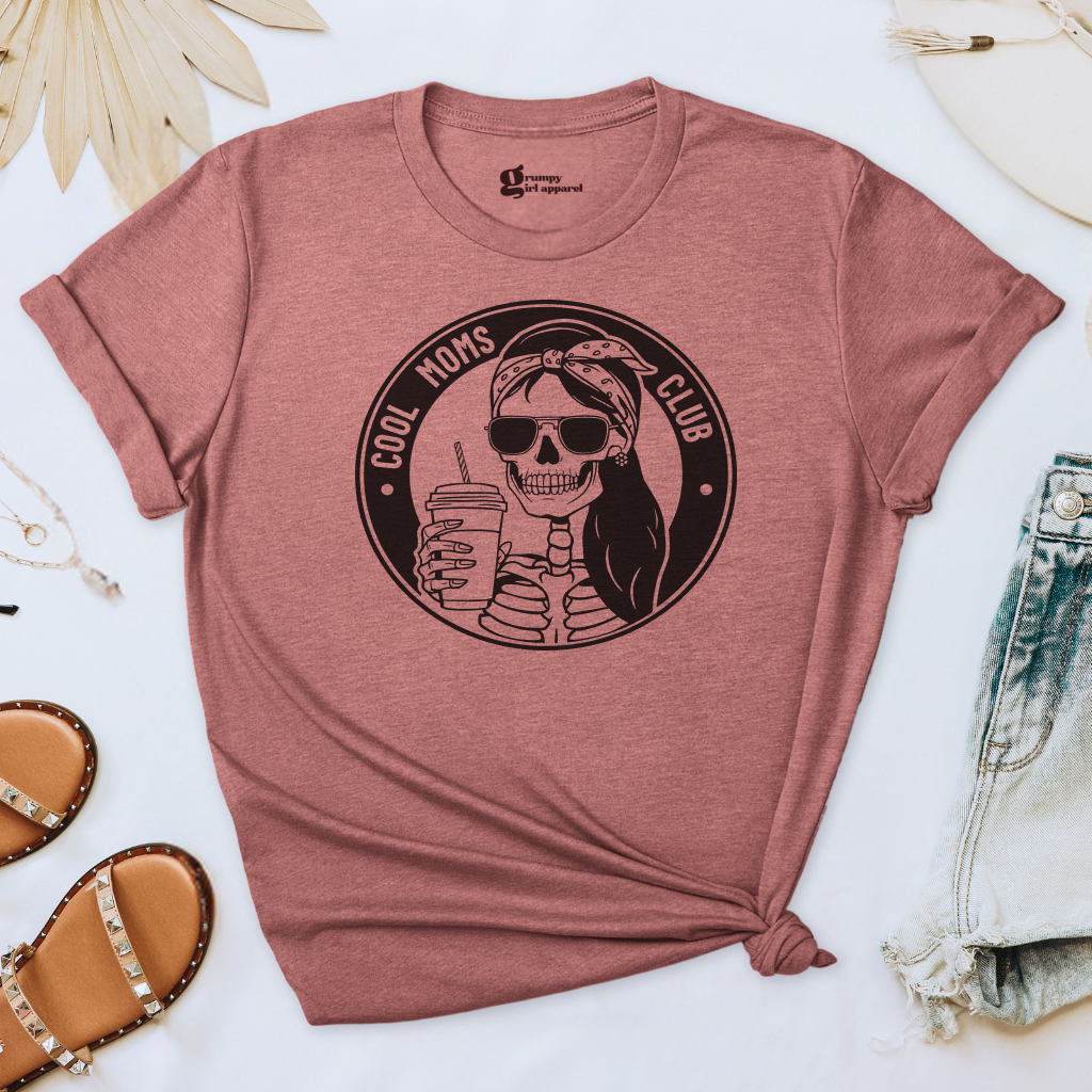 Cool Moms Club Skeleton Tee