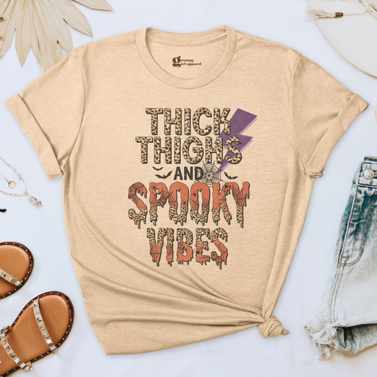 Thick Thighs and Spooky Vibes Tee