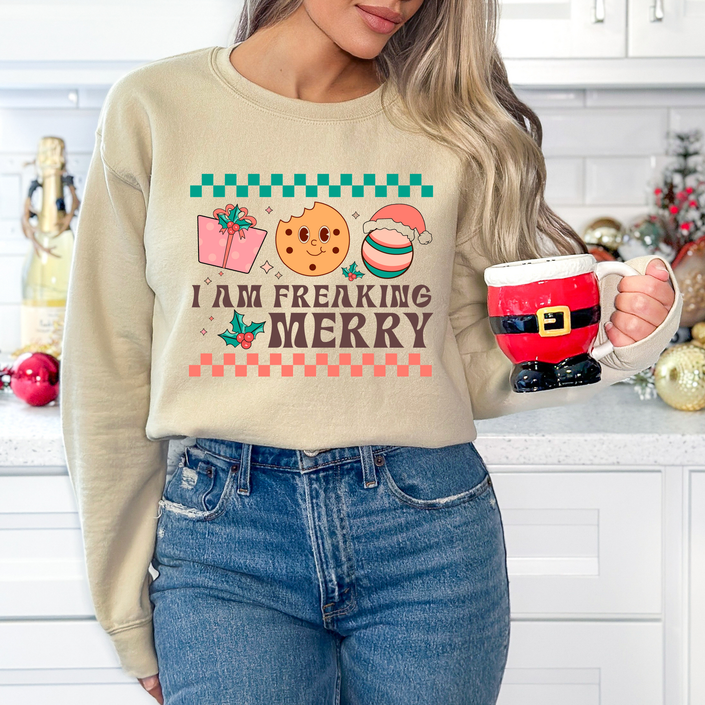 I Am Freaking Merry Christmas Sweater