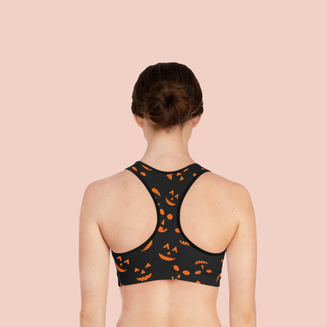 Punkin Party Sports Bra