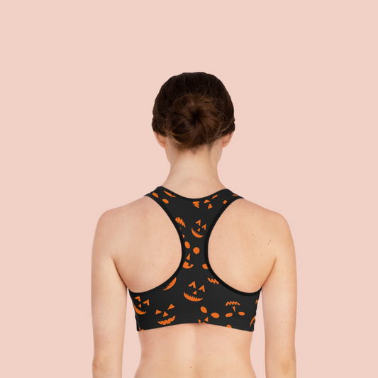Punkin Party Sports Bra