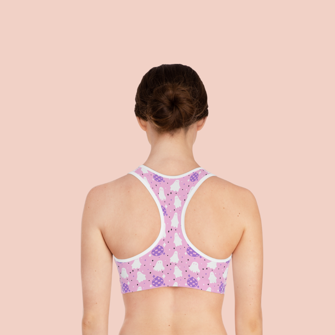 Groovy Ghosts Sports Bra