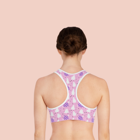 Groovy Ghosts Sports Bra