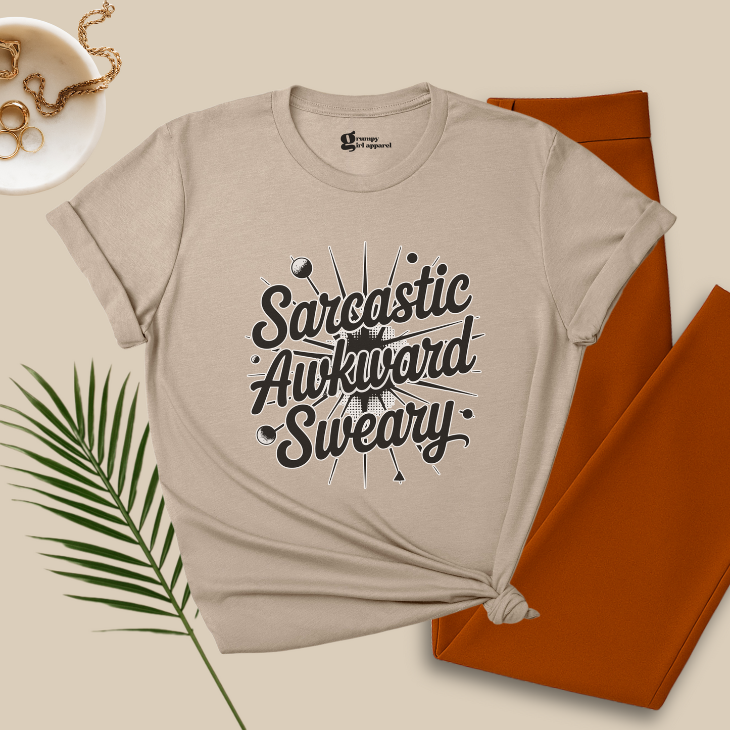 Sarcastic Awkward Sweary Tee