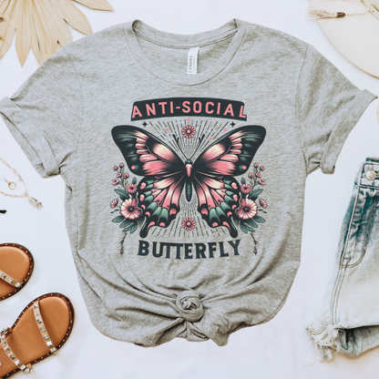 Antisocial Butterfly Graphic Tee