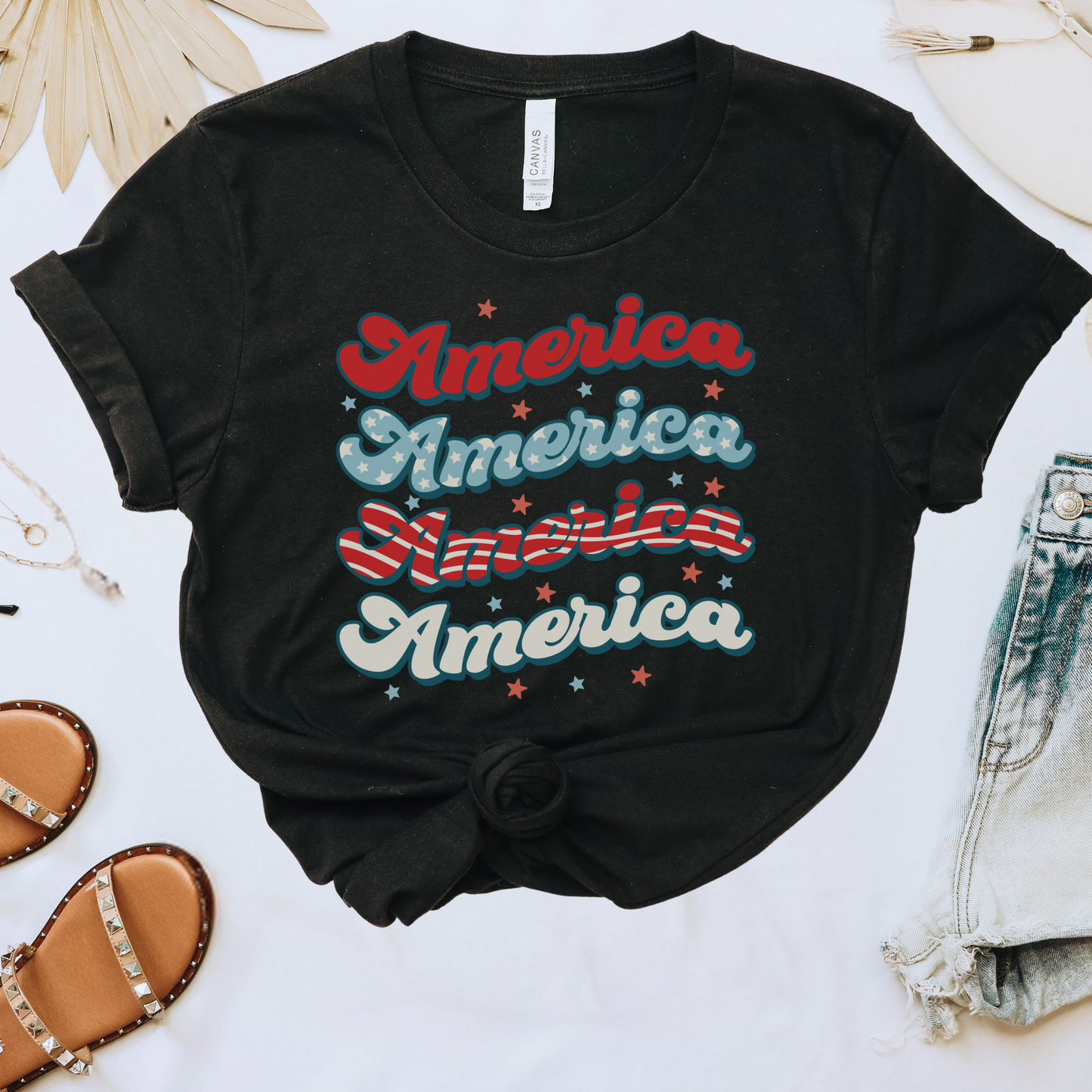 America Retro Tee