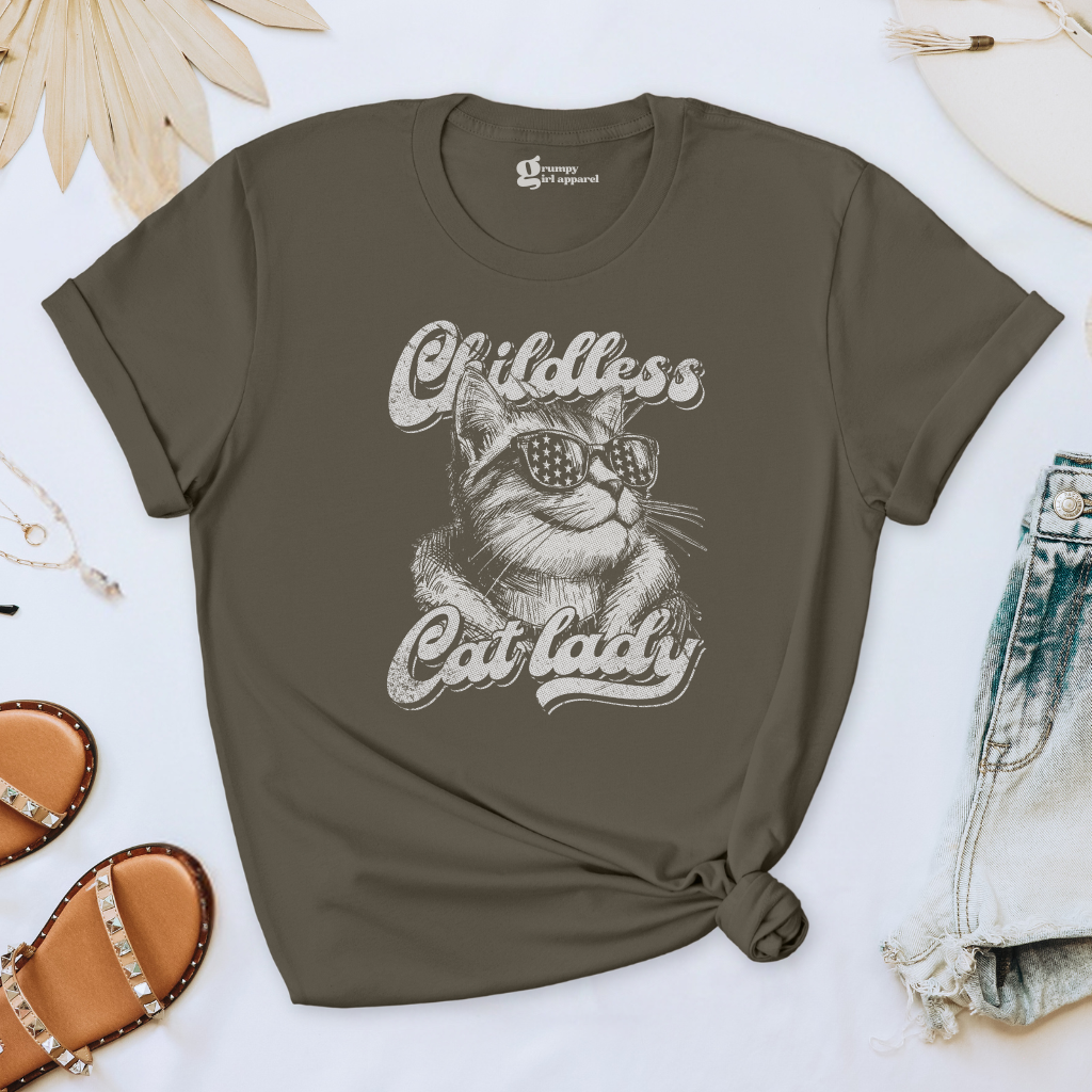 Childless Cat Lady Tee