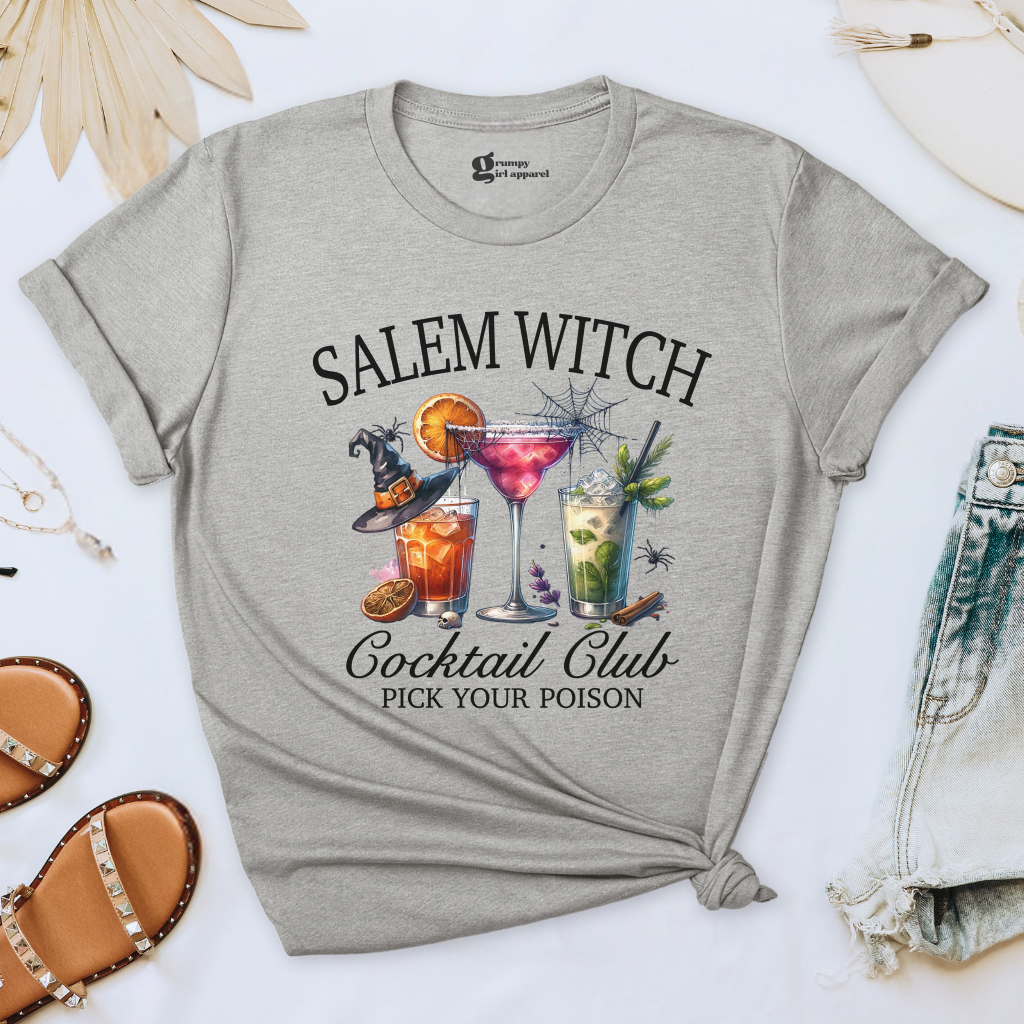 Salem Witch Cocktail Club Tee