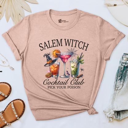 Salem Witch Cocktail Club Tee