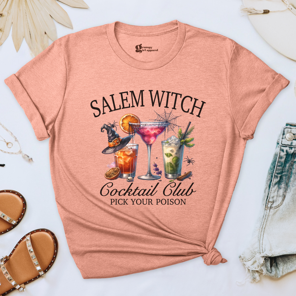 Salem Witch Cocktail Club Tee