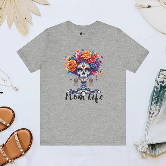 Mom Life Skeleton Tee