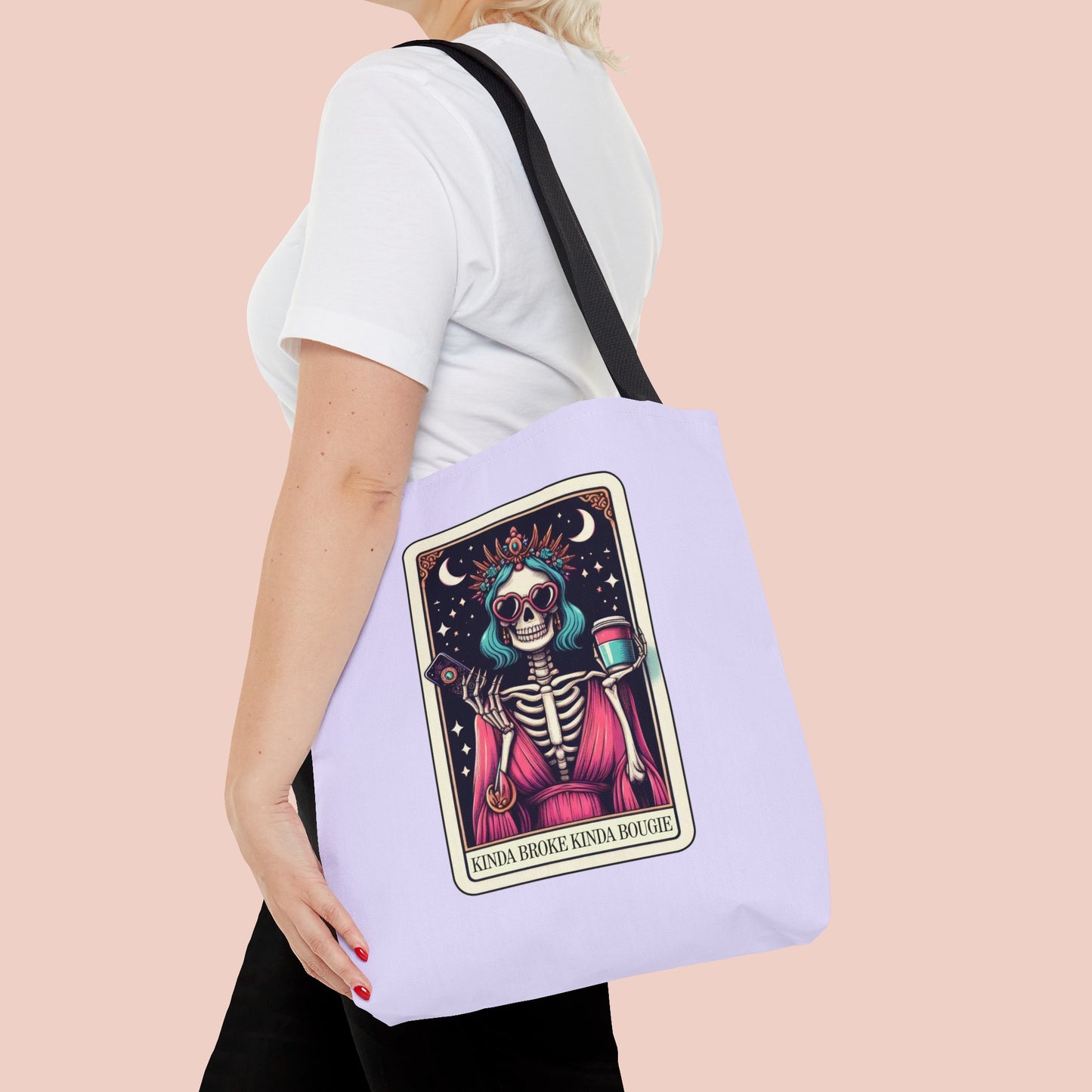 Kinda Broke Kinda Bougie Tarot Card Tote