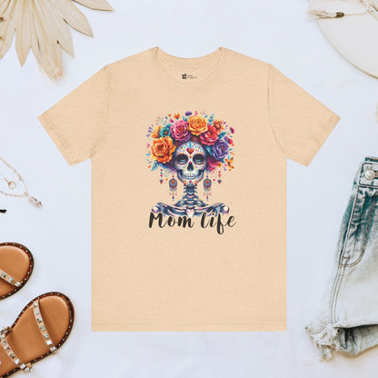 Mom Life Skeleton Tee