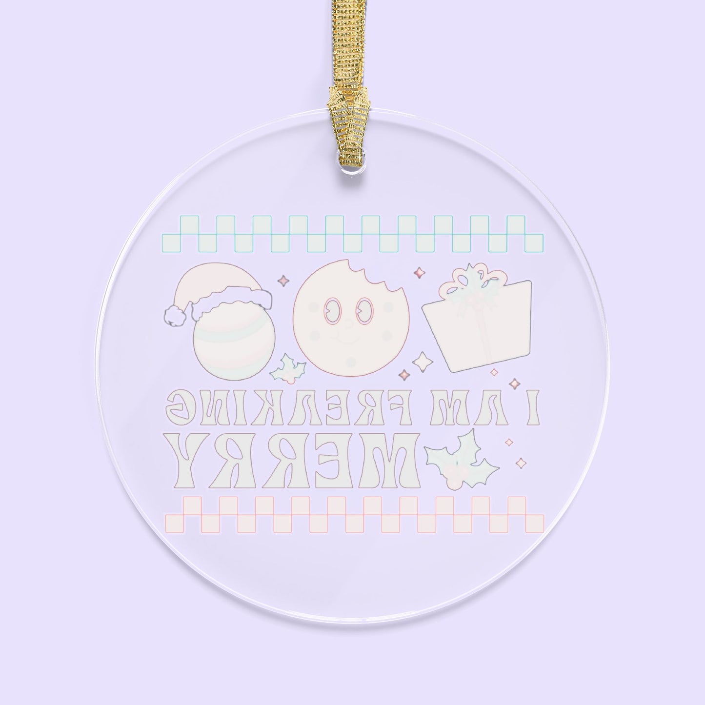 I Am Freaking Merry Christmas Ornament