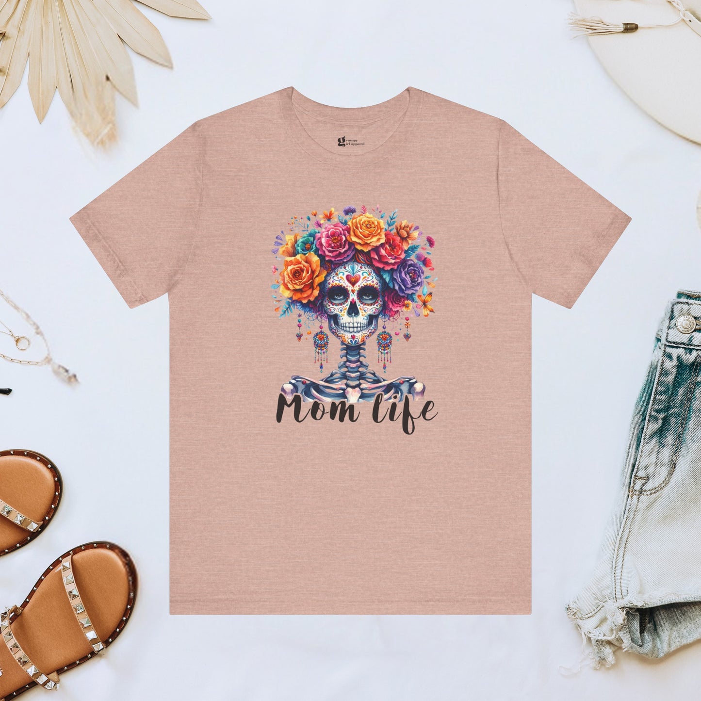 Mom Life Skeleton Tee