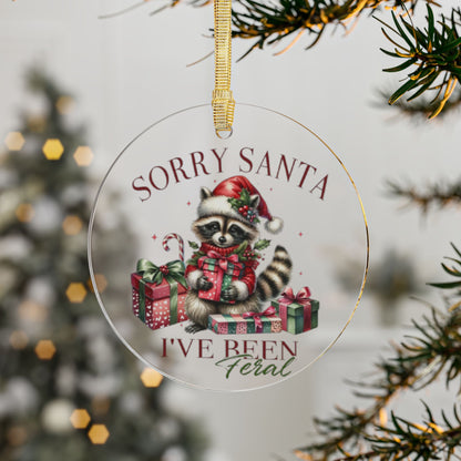 Sorry Santa Ornament
