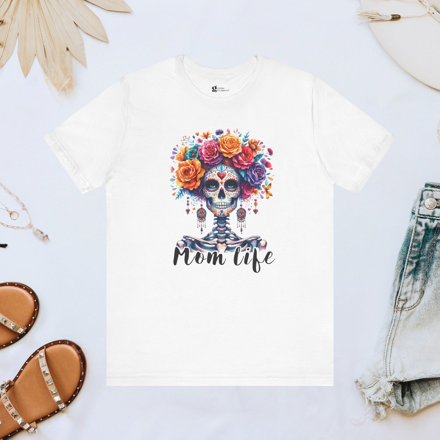 Mom Life Skeleton Tee