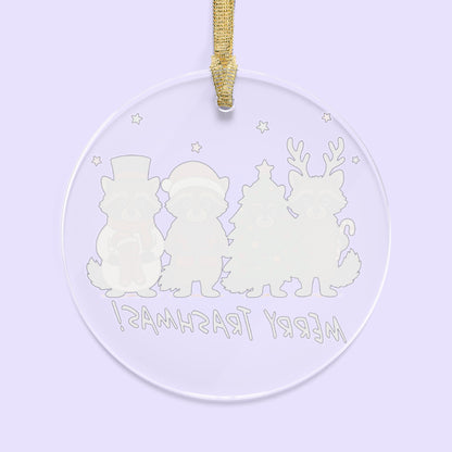 Merry Trashmas Christmas Ornament