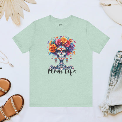 Mom Life Skeleton Tee