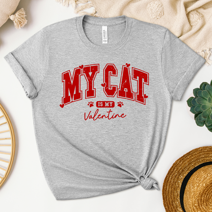 My Cat is My Valentine Tee
