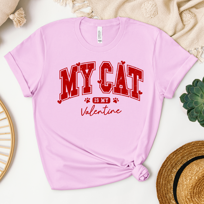 My Cat is My Valentine Tee