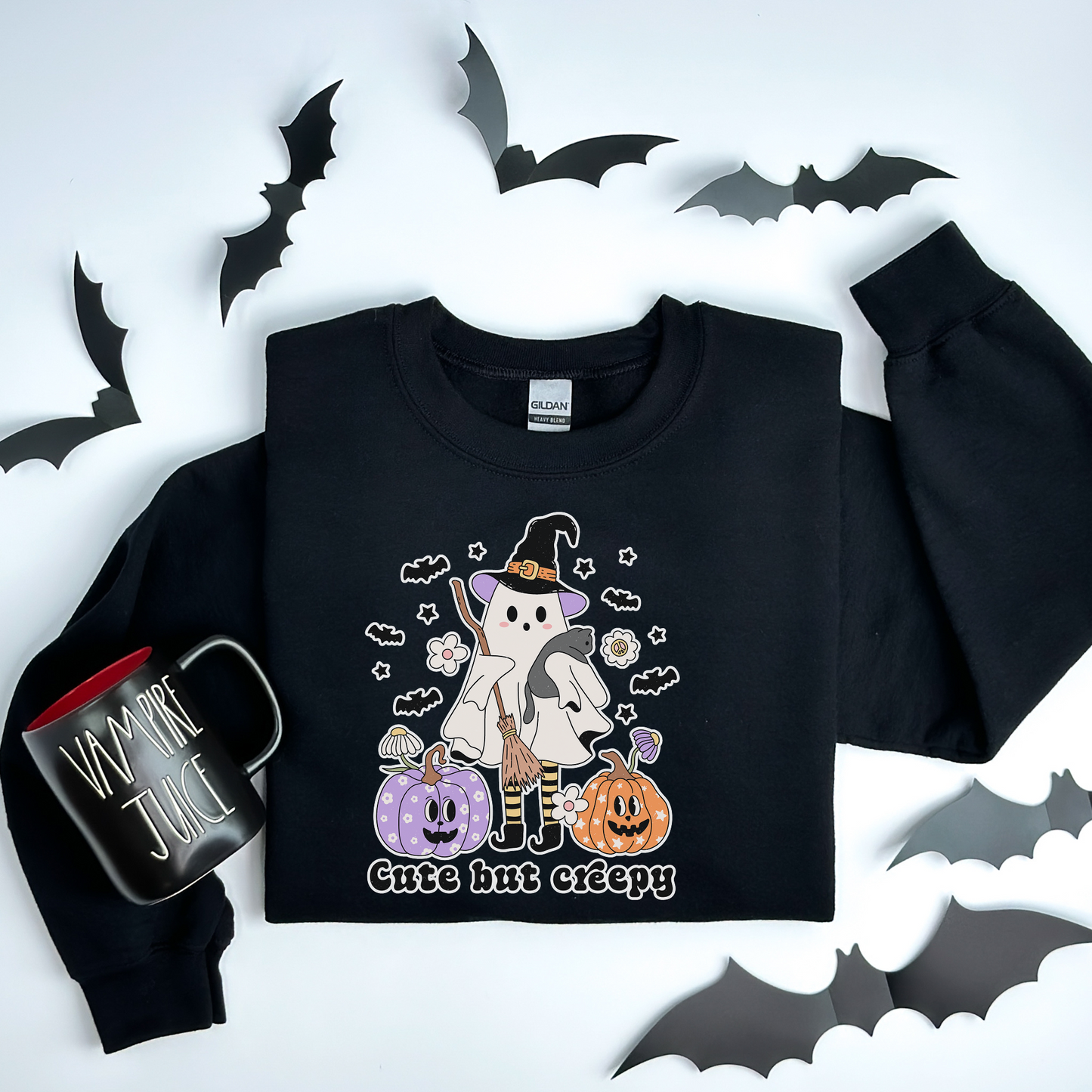 Cute but Creepy Halloween Sweatshirt