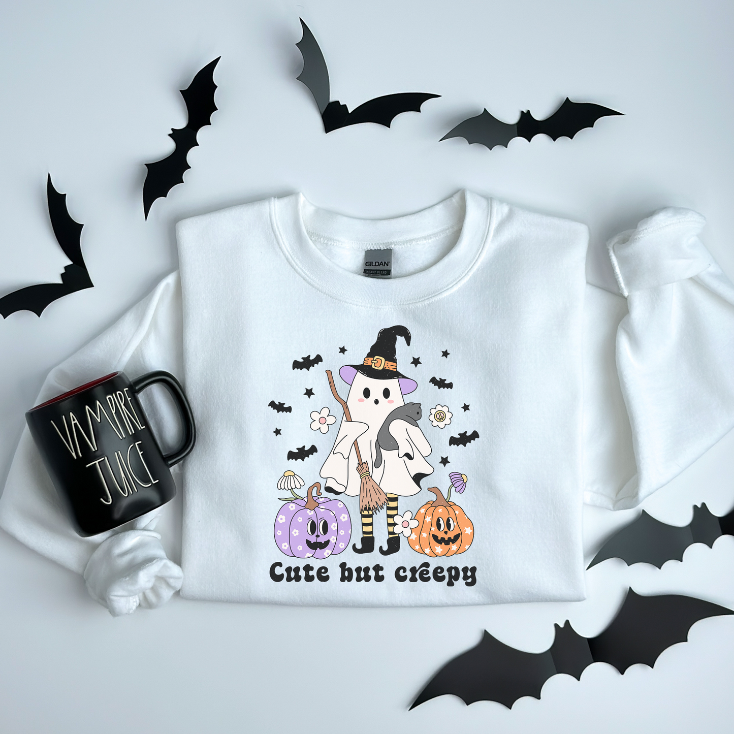Cute but Creepy Halloween Sweatshirt