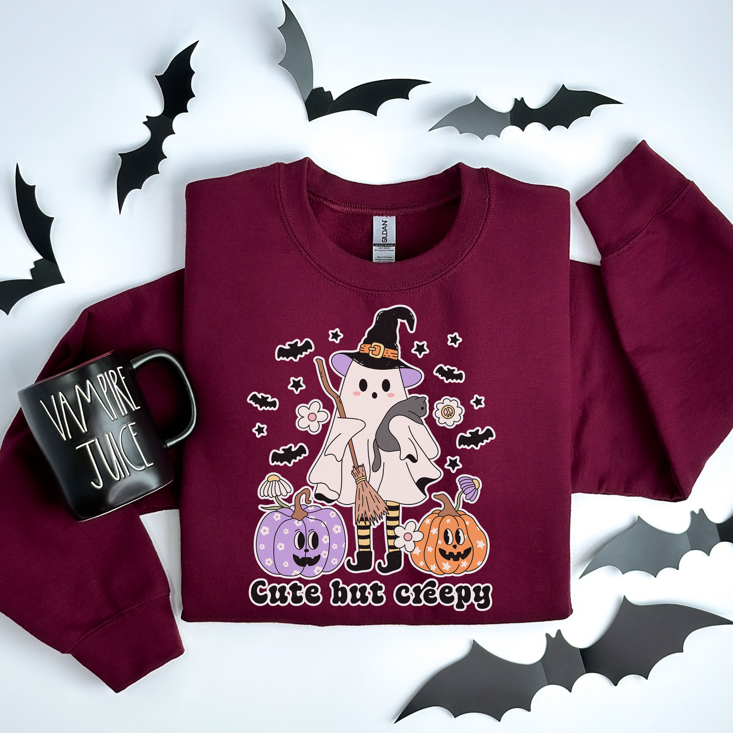 Cute but Creepy Halloween Sweatshirt