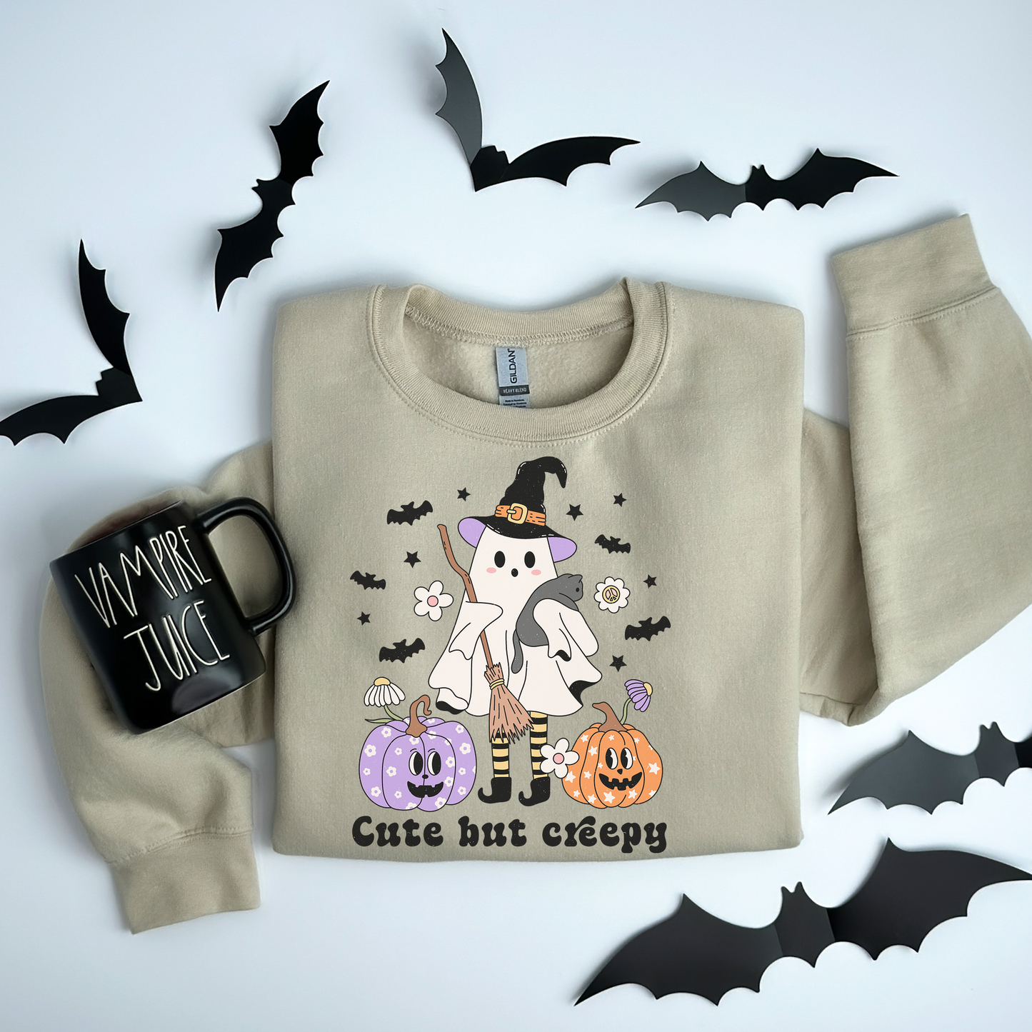 Cute but Creepy Halloween Sweatshirt