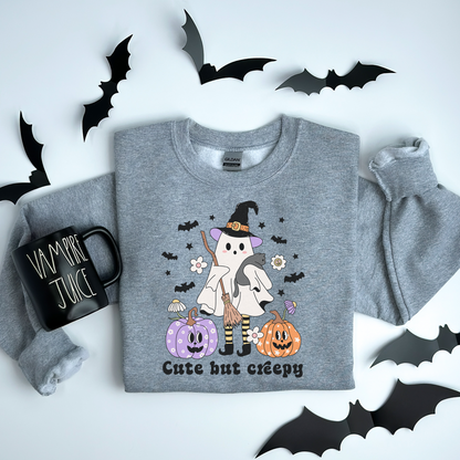Cute but Creepy Halloween Sweatshirt