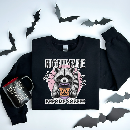 Nightmare Before Coffee Halloween Sweatshirt