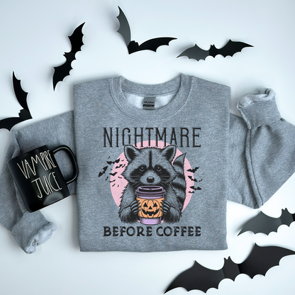 Nightmare Before Coffee Halloween Sweatshirt