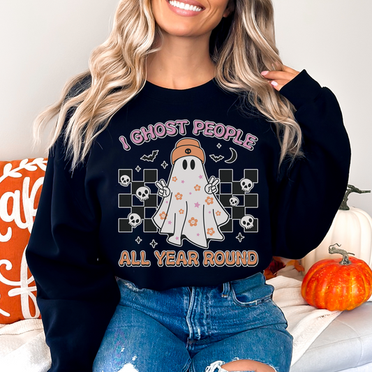 I Ghost People Halloween Sweatshirt