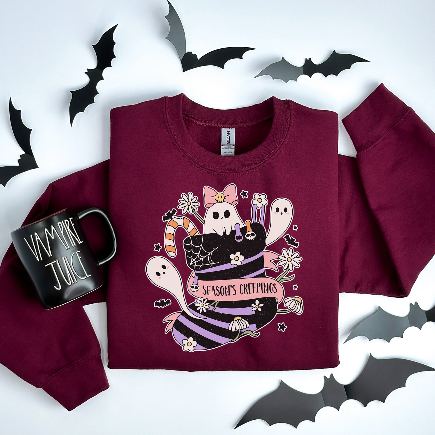 Season's Creepings Halloween Sweatshirt