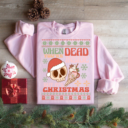 Dead Inside Christmas Sweatshirt