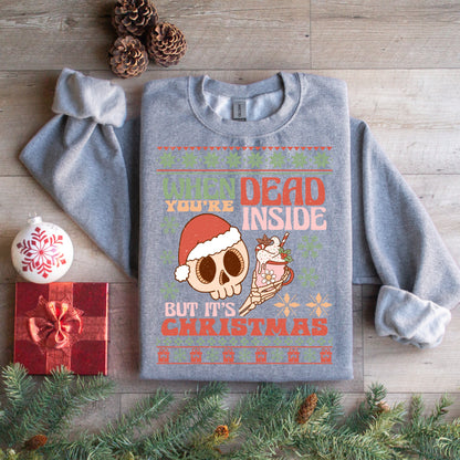 Dead Inside Christmas Sweatshirt