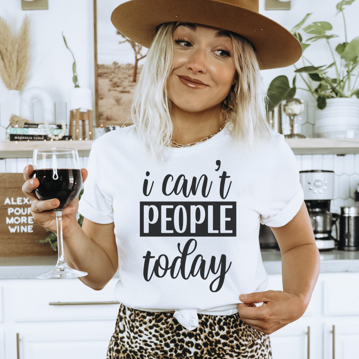 I Can't People Today Tee